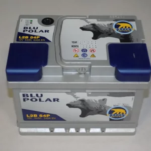 12V-54AH BAREN POLAR BLUE L1 akumuliatoriai