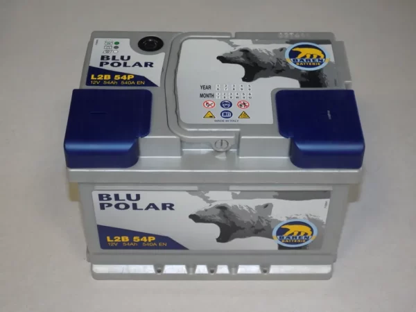 12V-54AH BAREN POLAR BLUE L1 akumuliatoriai