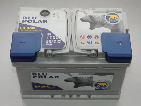 12V-80AH BARENAS POLAR BLUE 730A akumuliatoriai