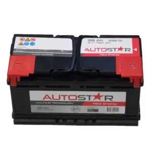 12V-98AH Autostar 720A 353x175x190 akumuliatoriai