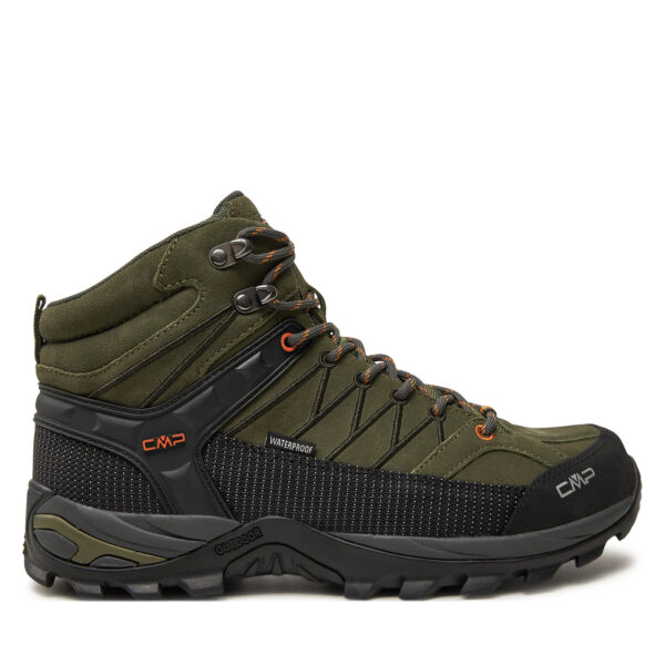 Aukšti žygio batai 👟 Turistiniai batai CMP Rigel Mid Trekking Shoes Wp 3Q12947 Chaki