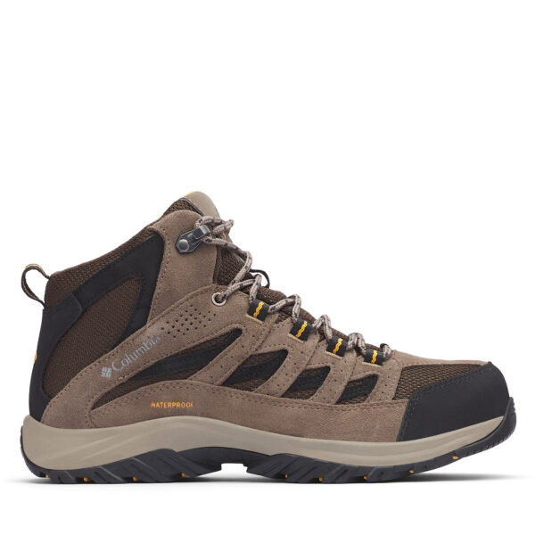 Aukšti žygio batai 👟 Turistiniai batai Columbia Crestwood Mid Waterproof 2100641 Ruda