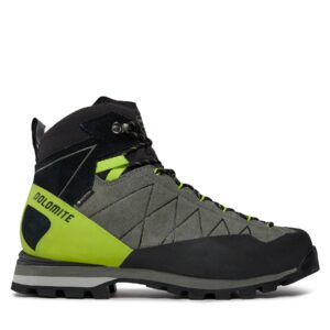 Aukšti žygio batai 👟 Turistiniai batai Dolomite Crodarossa Close Fit Hi GTX GORE-TEX 289241 Žalia