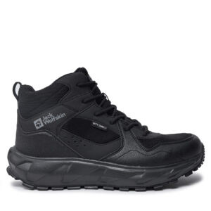 Aukšti žygio batai 👟 Turistiniai batai Jack Wolfskin Hike Ventura Lite Xt Tfx Mid 4064791 Juoda