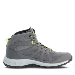 Aukšti žygio batai 👟 Turistiniai batai Jack Wolfskin Woodland 2 Texapore Mid M 4051261 Pilka