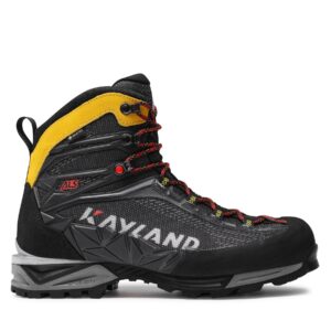 Aukšti žygio batai 👟 Turistiniai batai Kayland Rocket Gtx GORE-TEX 018022620 Juoda