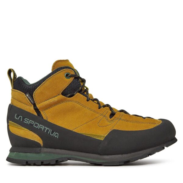 Aukšti žygio batai 👟 Turistiniai batai La Sportiva Boulder X Mid GORE-TEX 17E732726 Ruda