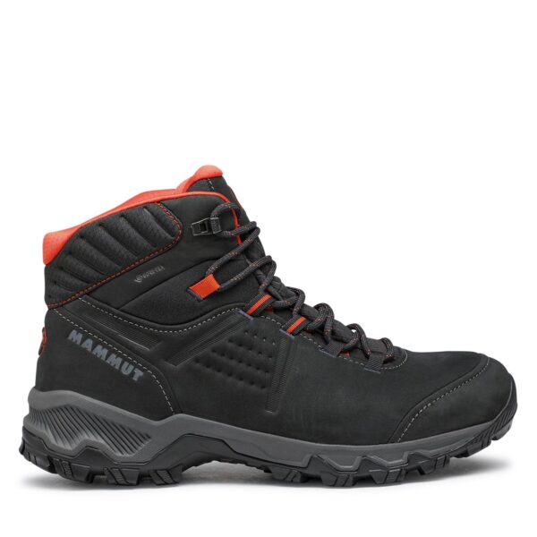 Aukšti žygio batai 👟 Turistiniai batai Mammut Mercury IV Mid Gtx GORE-TEX 3030-04710-00654-1075 Juoda