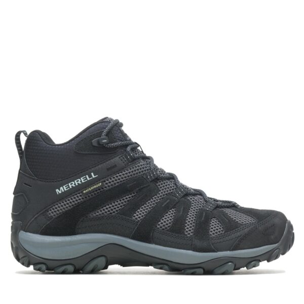 Aukšti žygio batai 👟 Turistiniai batai Merrell Alverstone 2 Mid Wp J036923 Juoda