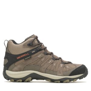 Aukšti žygio batai 👟 Turistiniai batai Merrell Alverstone 2 Mid Wp J036925 Ruda