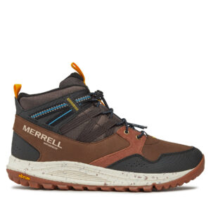 Aukšti žygio batai 👟 Turistiniai batai Merrell Nova Sneaker Boot Bungee Mid Wp J067111 Ruda