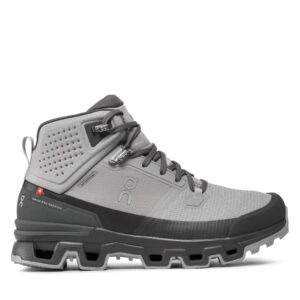 Aukšti žygio batai 👟 Turistiniai batai On Cloudtrock 2 Waterproof 63.98612 Pilka