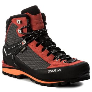 Aukšti žygio batai 👟 Turistiniai batai Salewa Crow Gtx GORE-TEX 61328-0935 Juoda