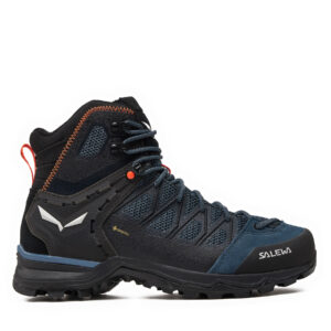 Aukšti žygio batai 👟 Turistiniai batai Salewa Ms Mnt Trainer Lite Mid Gtx GORE-TEX 61359-8769 Tamsiai mėlyna