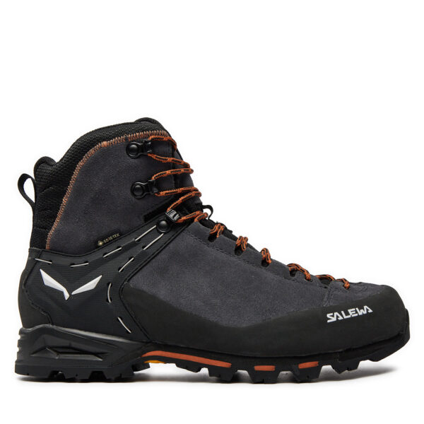 Aukšti žygio batai 👟 Turistiniai batai Salewa Mtn Trainer Classic Mid Gtx M 61426 Pilka