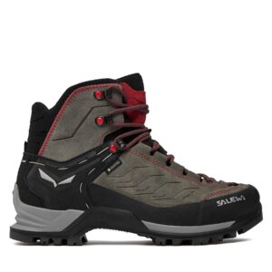 Aukšti žygio batai 👟 Turistiniai batai Salewa Mtn Trainer Mid Gtx GORE-TEX 63458-4720 Pilka