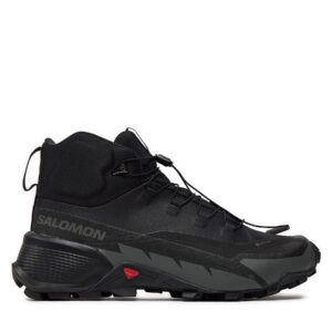 Aukšti žygio batai 👟 Turistiniai batai Salomon Cross Hike 2 Mid Gore-Tex L41735800 Juoda