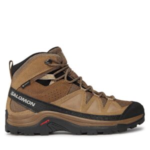 Aukšti žygio batai 👟 Turistiniai batai Salomon Quest Rove GORE-TEX L47181400 Ruda