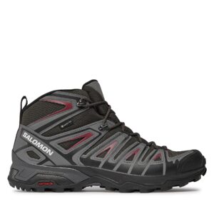 Aukšti žygio batai 👟 Turistiniai batai Salomon X Ultra Pioneer GORE-TEX L47170400 Juoda