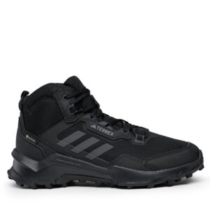 Aukšti žygio batai 👟 Turistiniai batai adidas Terrex AX4 Mid GORE-TEX Hiking Shoes HP7401 Juoda