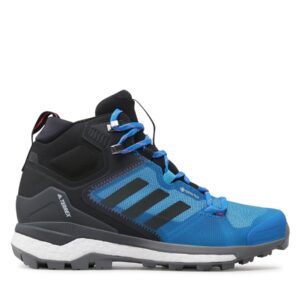 Aukšti žygio batai 👟 Turistiniai batai adidas Terrex Skychaser 2 Mid Gtx GORE-TEX GZ0318 Mėlyna