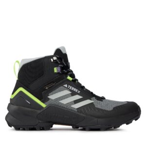 Aukšti žygio batai 👟 Turistiniai batai adidas Terrex Swift R3 Mid GORE-TEX IF7712 Pilka