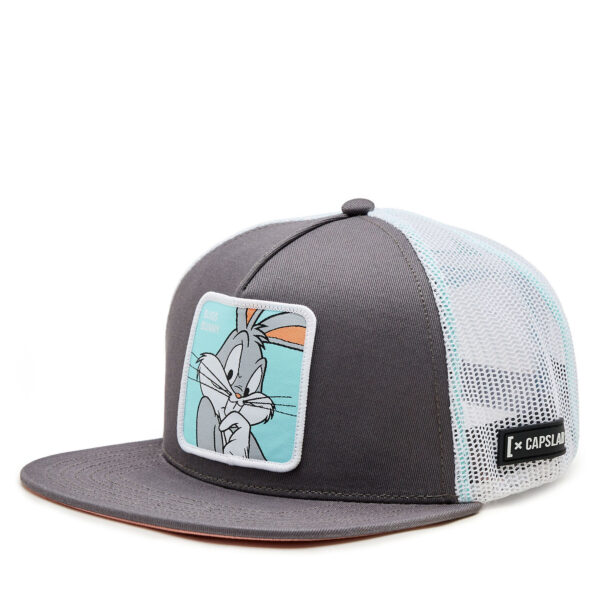 Kepurės vyrams, Kepurė su snapeliu Capslab Looney Tunes Capslab Trucker CL/LOO8/1/CF/BUG Pilka