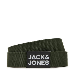 Diržai vaikams, Vaikiškas diržas Jack&Jones Junior Jackbirk 12259569 Žalia