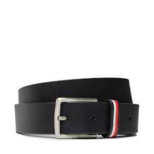 Diržai vaikams, Vaikiškas diržas Tommy Hilfiger Leather Belt AU0AU01560 Tamsiai mėlyna