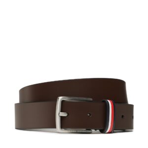 Diržai vaikams, Vaikiškas diržas Tommy Hilfiger Leather Belt AU0AU01677 Ruda