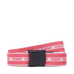 Diržai vaikams, Vaikiškas diržas Tommy Hilfiger Tommy Webbing Belt AU0AU01557 Rožinė