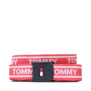 Diržai vaikams, Vaikiškas diržas Tommy Jeans Webbing Belt AU0AU01627 Rožinė