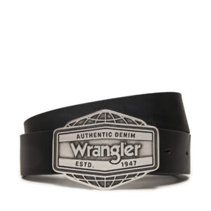 Diržai vyrams, Vyriškas diržas Wrangler Big Buckle 112358068 Juoda