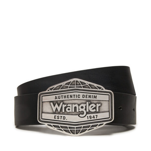 Diržai vyrams, Vyriškas diržas Wrangler Big Buckle 112358068 Juoda