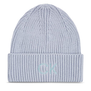 Kepurė Calvin Klein Re-Lock Beanie W/Emb K60K608660 Mėlyna