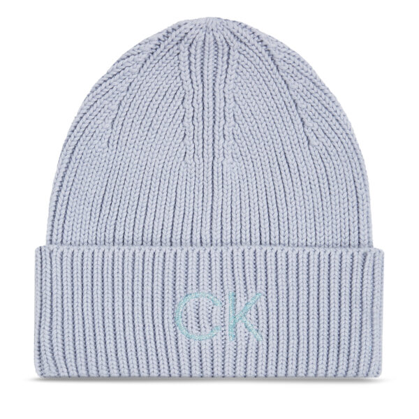 Kepurė Calvin Klein Re-Lock Beanie W/Emb K60K608660 Mėlyna