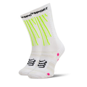 Ilgos Unisex Kojinės Compressport Aero XU00054B Balta