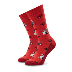 Ilgos Unisex Kojinės Stereo Socks Mammoth Raudona