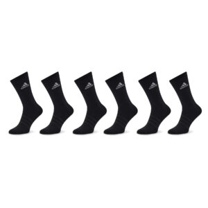 Ilgos Unisex Kojinės adidas Cushioned Sportswear Crew Socks 6 Pairs IC1316 Juoda