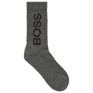 Ilgos Vyriškos Kojinės Boss Qs Bold Logo 50436826 Pilka