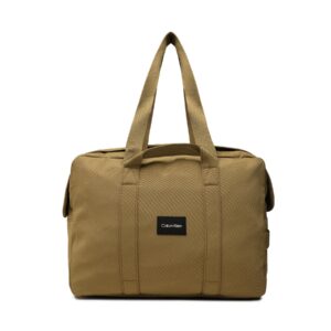 Kelioniniai krepšiai 👜 Krepšys Calvin Klein Connect Casual Weekender K50K510758 Chaki