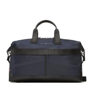 Kelioniniai krepšiai 👜 Krepšys Tommy Hilfiger Th Elevated Nylon Weekender AM0AM10941 Tamsiai mėlyna