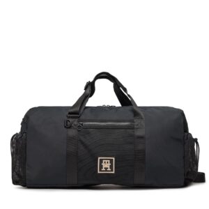 Kelioniniai krepšiai 👜 Krepšys Tommy Hilfiger Th Sport Duffle AM0AM11795 Juoda