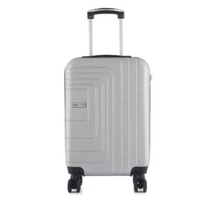 Kelioniniai lagaminai 👜 Rankinio bagažo lagaminas Semi Line T5762-2 Sidabrinė