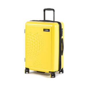 Kelioniniai lagaminai 👜 Vidutinio dydžio lagaminas National Geographic Globe H162HA.60.68 Geltona