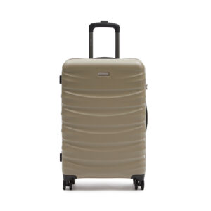 Kelioniniai lagaminai 👜 Vidutinio dydžio lagaminas Puccini PC032B Smėlio