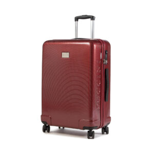 Kelioniniai lagaminai 👜 Vidutinio dydžio lagaminas Puccini Panama PC029B Vyšninė
