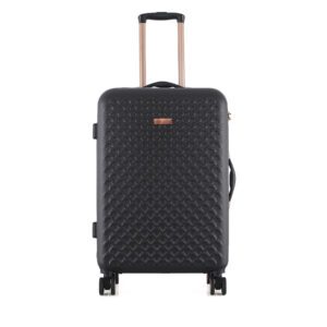 Kelioniniai lagaminai 👜 Vidutinio dydžio lagaminas Semi Line T5718-2 Juoda