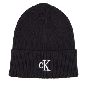 Kepurė Calvin Klein Jeans Archive Logo Beanie K60K611255 Juoda