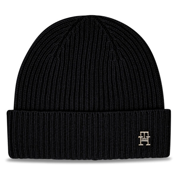 Kepurė Tommy Hilfiger Cashmere Chic Beanie AW0AW15321 Juoda